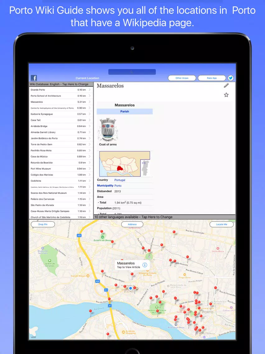 Porto Wiki Guide iPad 스크린샷