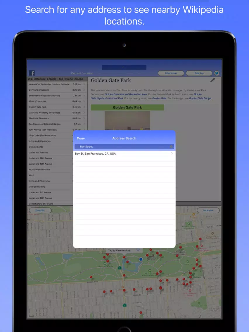San Francisco Wiki Guide iPad 應用截圖