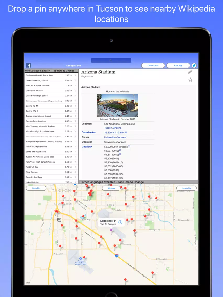 Tucson Wiki Guide iPad سکرین شاٹس