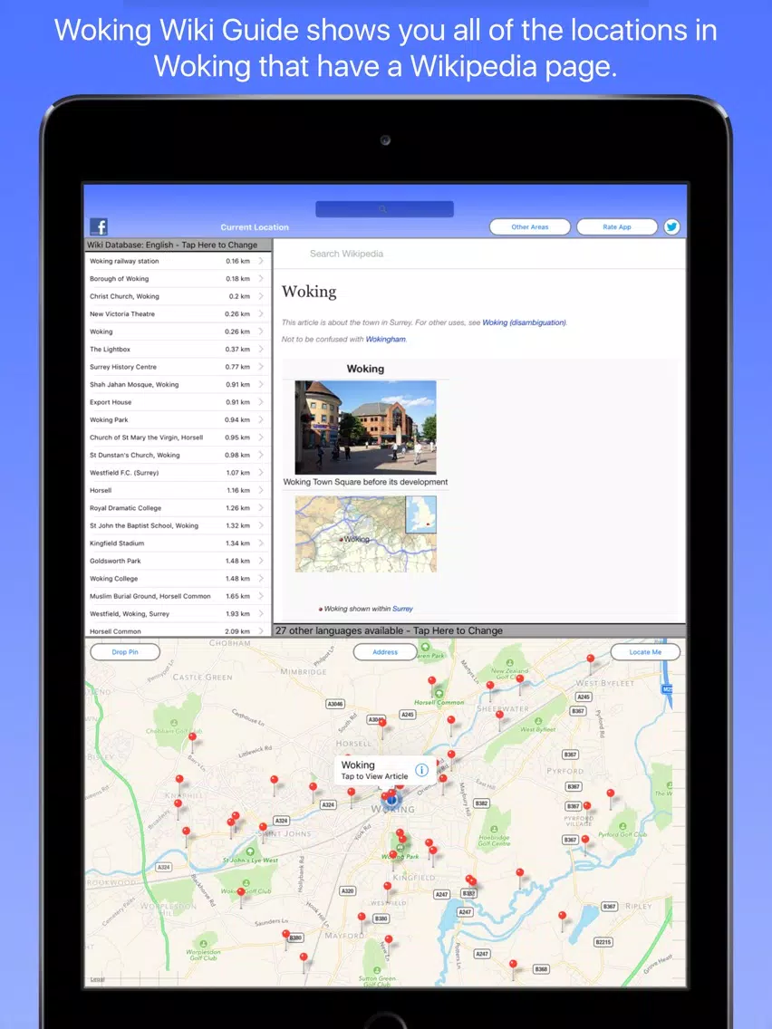 Woking Wiki Guide iPad स्क्रीनशॉट