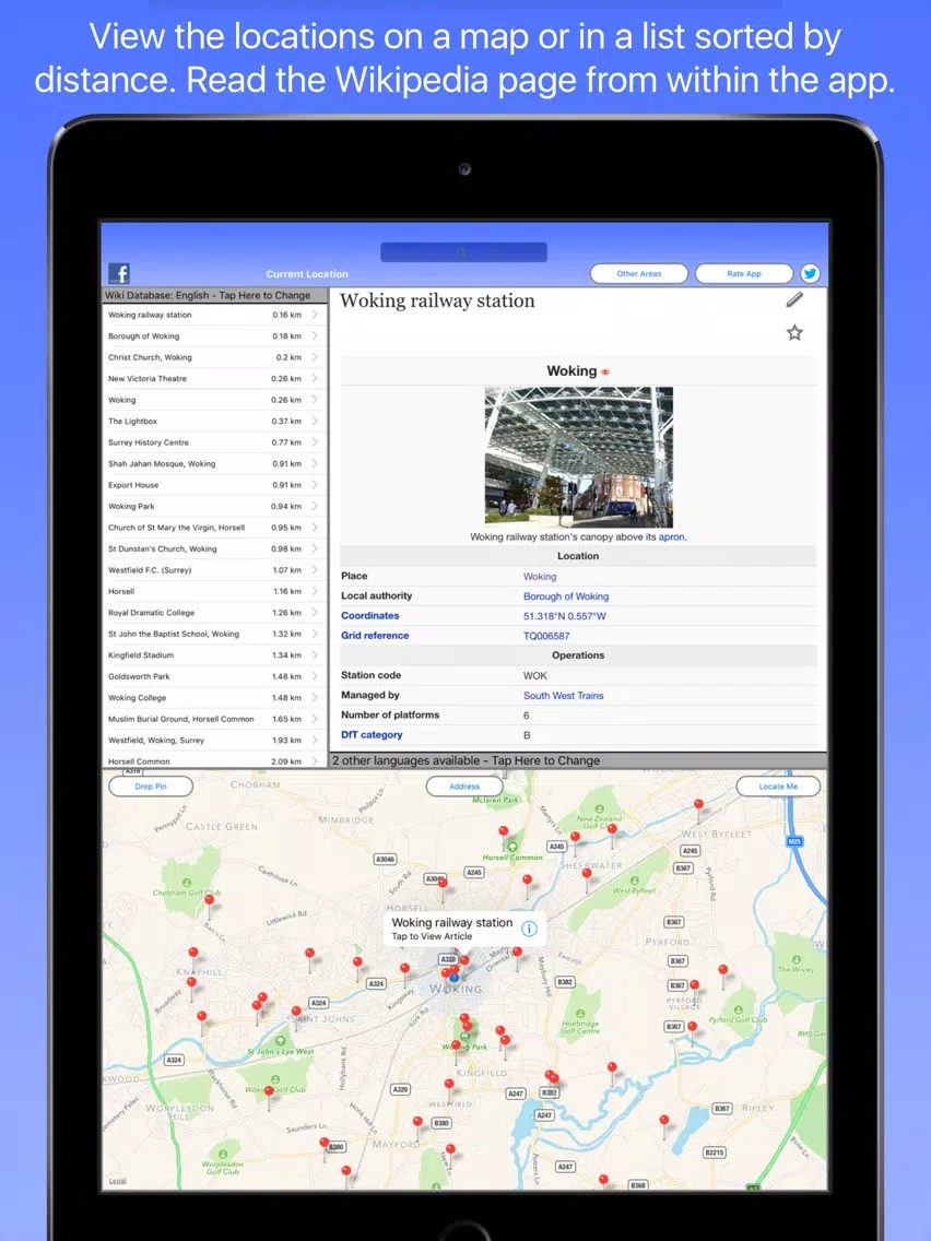 Woking Wiki Guide iPad स्क्रीनशॉट