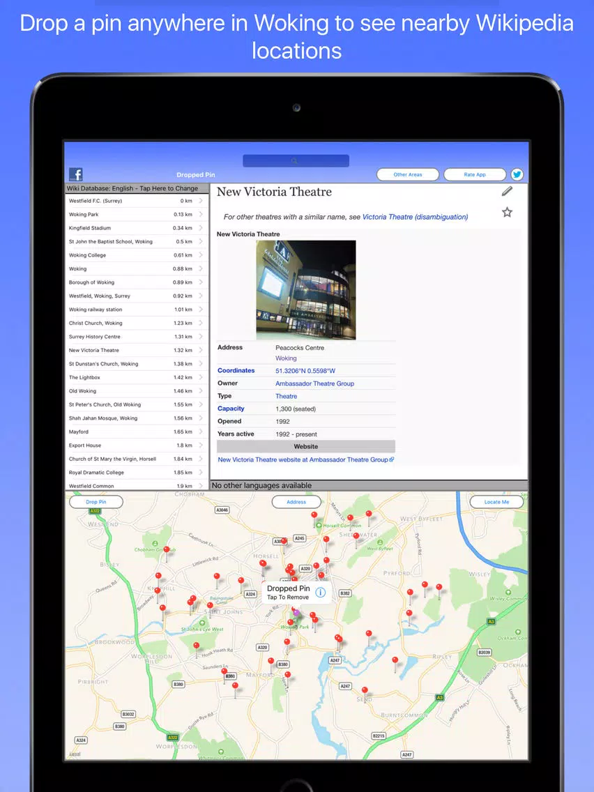 Woking Wiki Guide iPad स्क्रीनशॉट