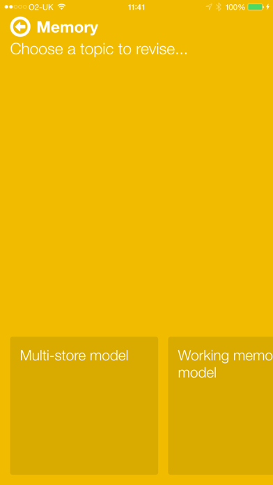 Psych Revise: A level revision Screenshots