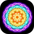 Glow Magic Doodle kaleidoscope Glow Magic Doodle kaleidoscope