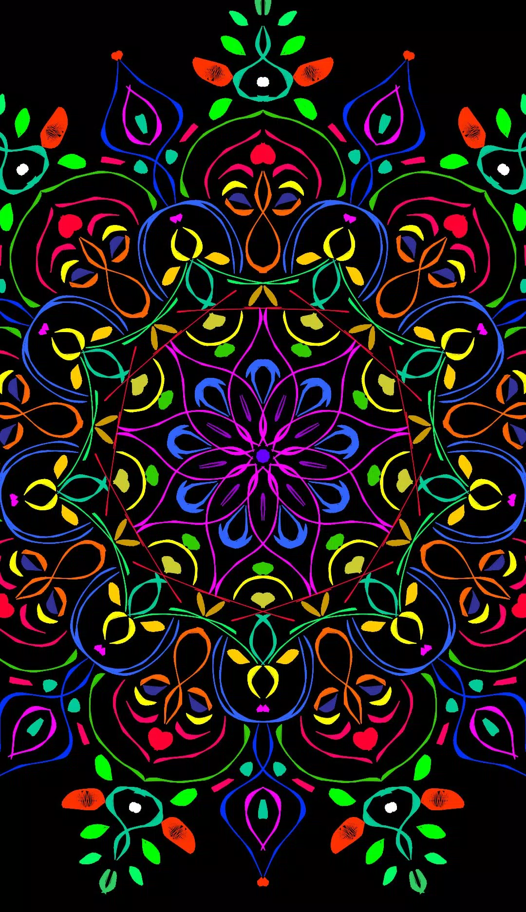 Zrzuty ekranu Glow Magic Doodle kaleidoscope