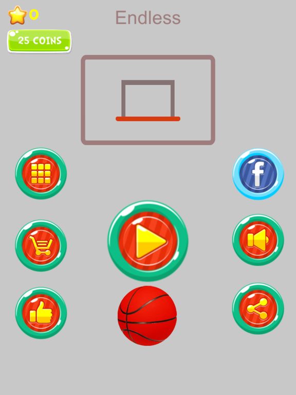 Tangkapan skrin Basketball Stars Mania iPad 