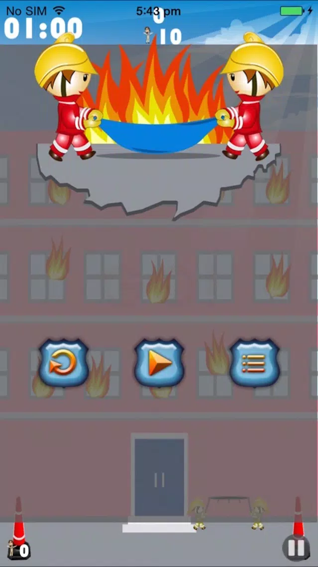 Firemen Pro - Rescue Fire Victims Jumping Off The Building Screenshots