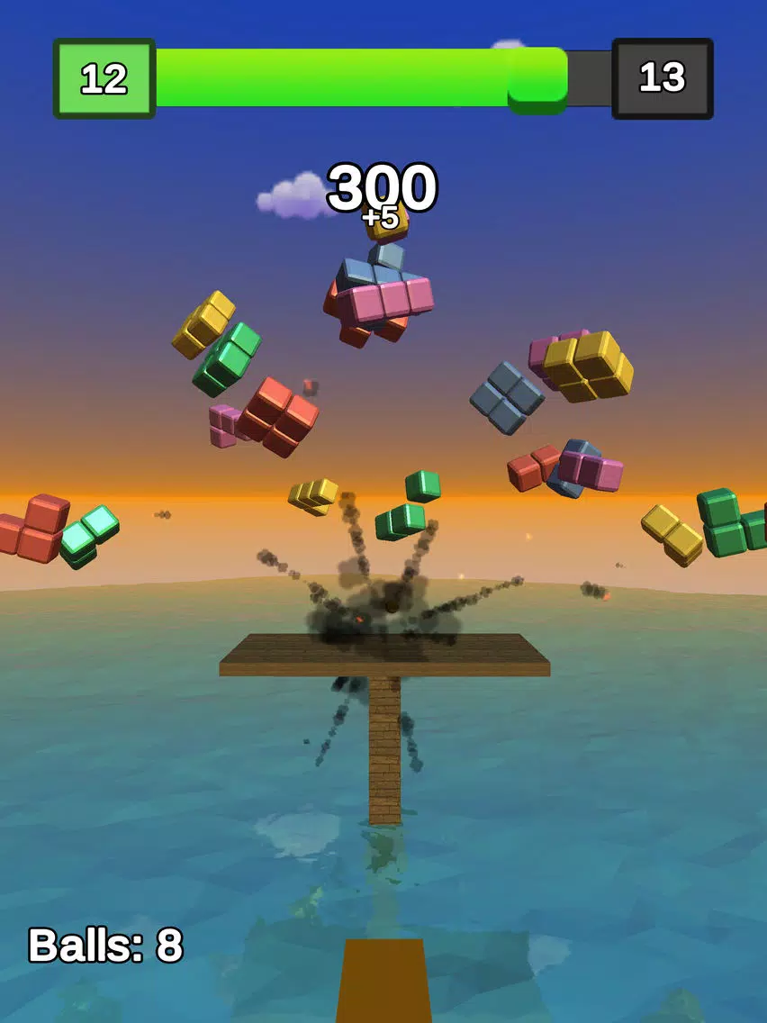 Crash Blocks 3D iPad  Screenshots