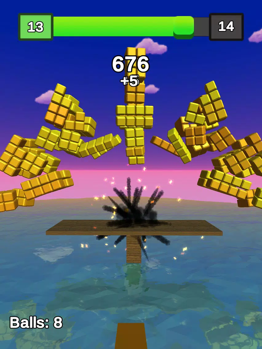 Crash Blocks 3D iPad  Screenshots