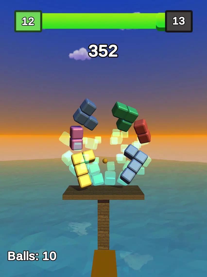 Crash Blocks 3D iPad  Screenshots