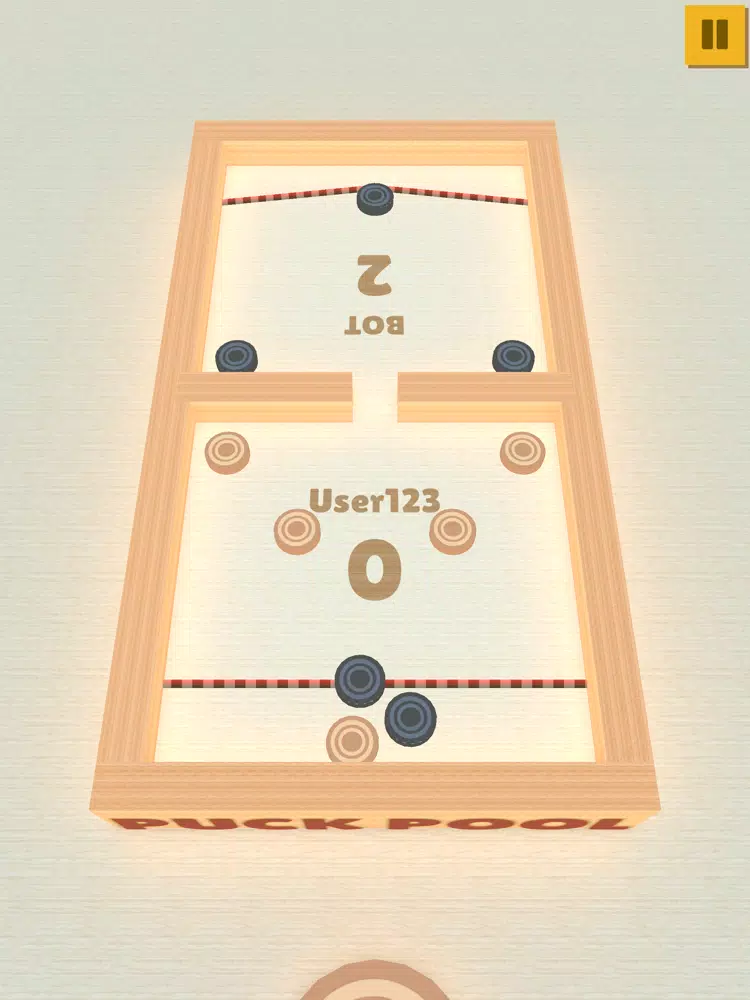 Puck Pool Fast Sling Puck Game iPad سکرین شاٹس