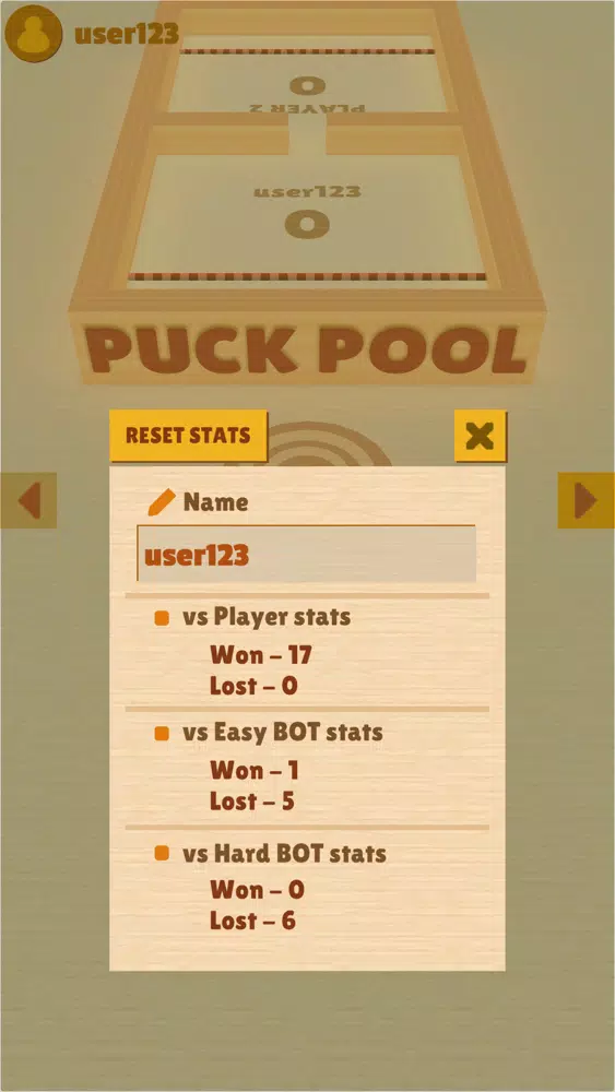 Puck Pool Fast Sling Puck Game سکرین شاٹس