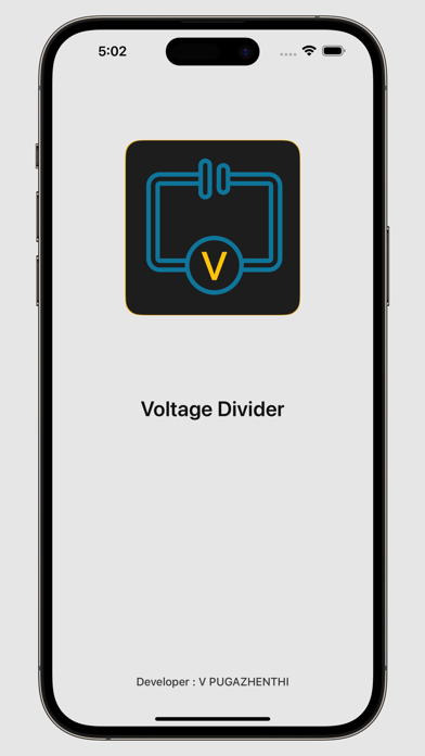 Voltage Divider Calculator Screenshots
