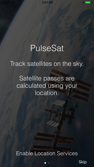 PulseSat Satellite Tracker Screenshots