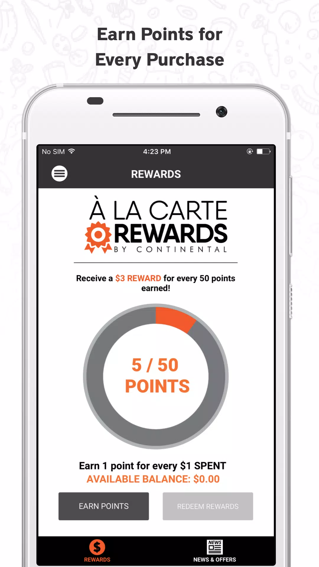À La Carte Rewards Screenshots