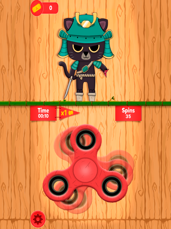 Samurai Cat Spinner iPad  Ekran Görüntüleri