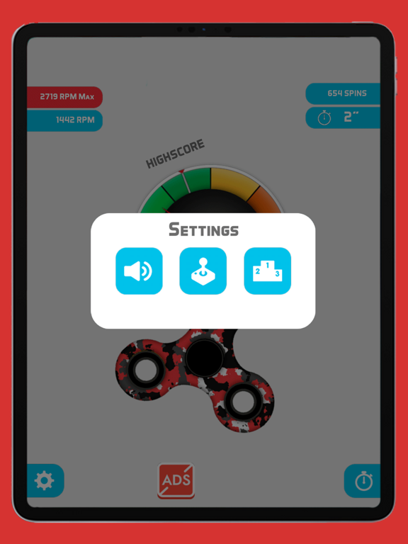 Captures d'écran de Fidget Spinner Extreme iPad 