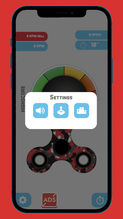 Captures d'écran de Fidget Spinner Extreme