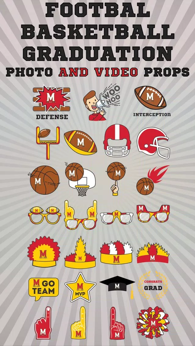 Maryland Terrapins Animated Selfie Stickers Screenshots