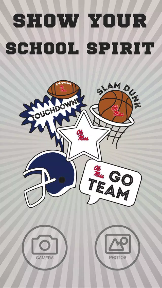 Ole Miss Rebels Selfie Stickers Screenshots