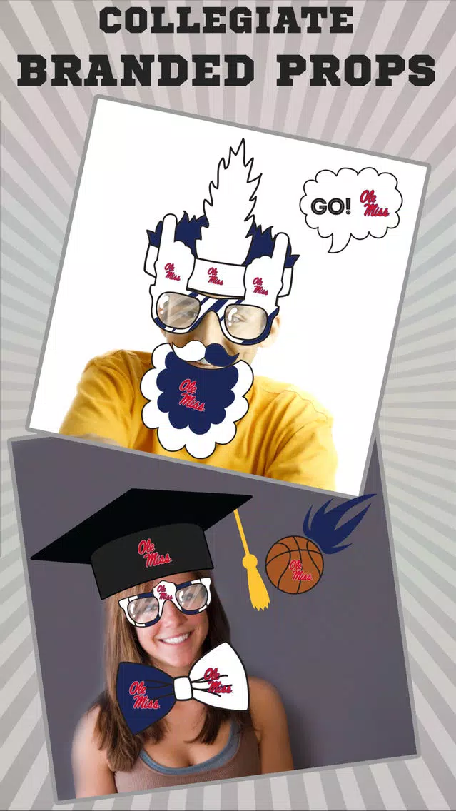 Captures d'écran de Ole Miss Rebels PLUS Selfie Stickers