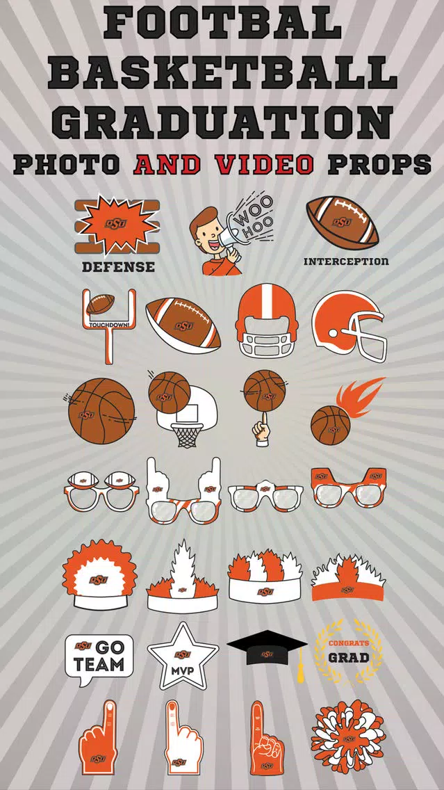 Ảnh chụp màn hình của Oregon State Beavers Animated Selfie Stickers