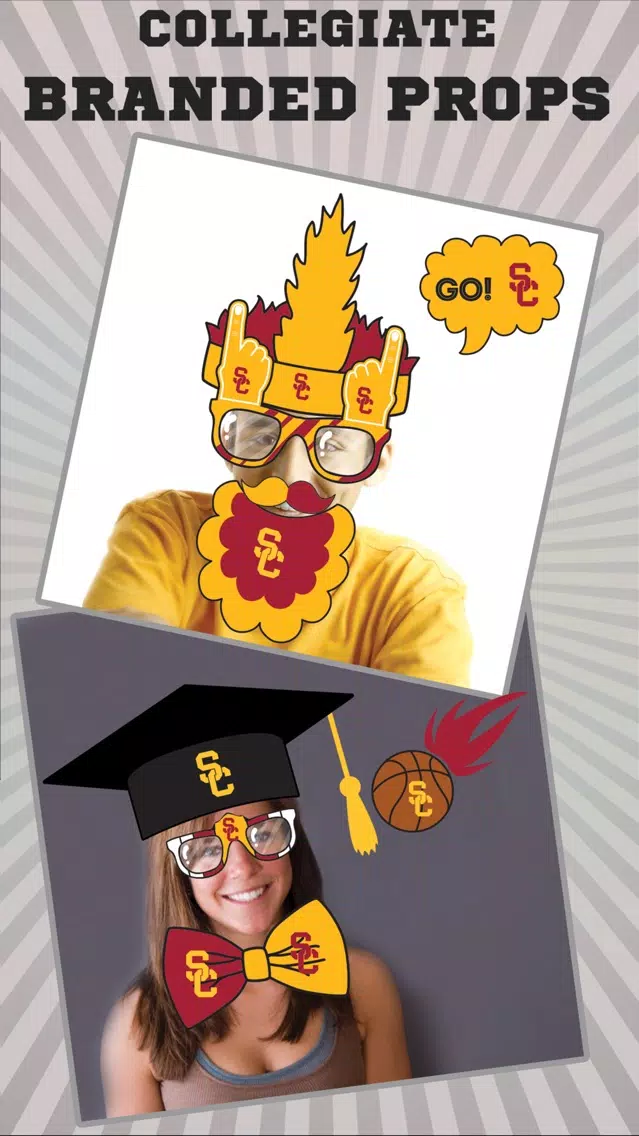 USC Trojans PLUS Selfie Stickers Screenshots