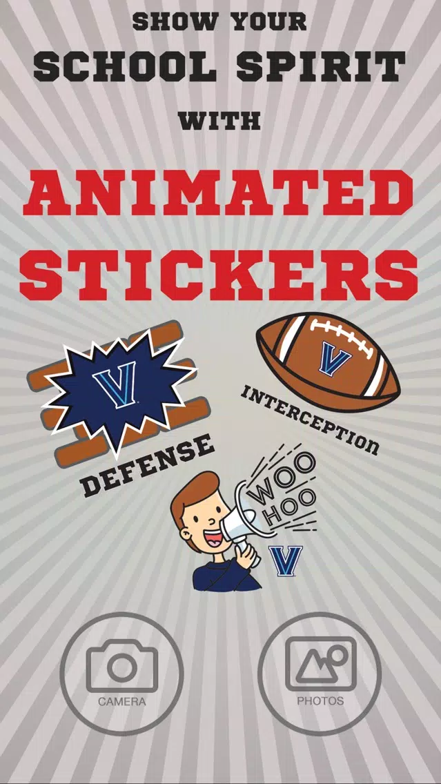 Villanova Wildcats Animated Selfie Stickers Screenshots