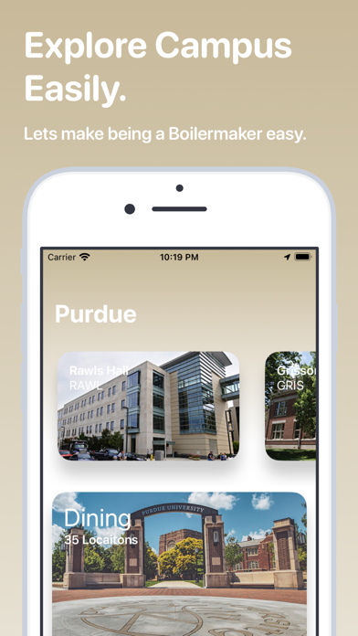 Purdue App - Student Companion Screenshots
