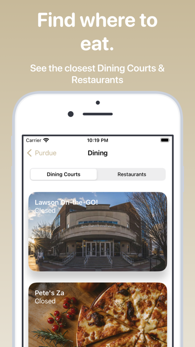 Purdue App - Student Companion Screenshots