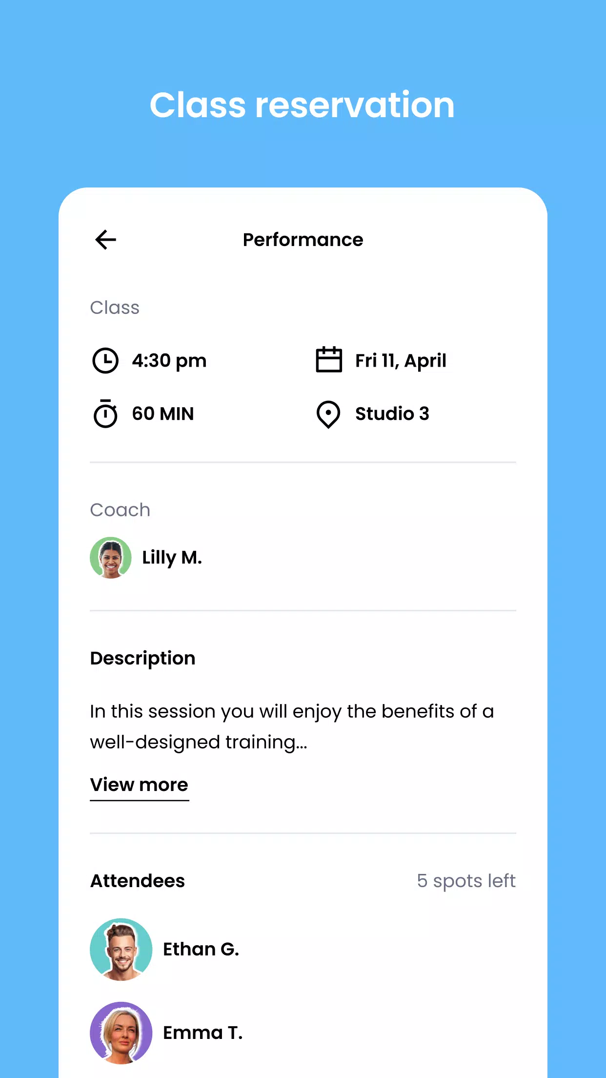 Impact Fitness and Nutrition Screenshots