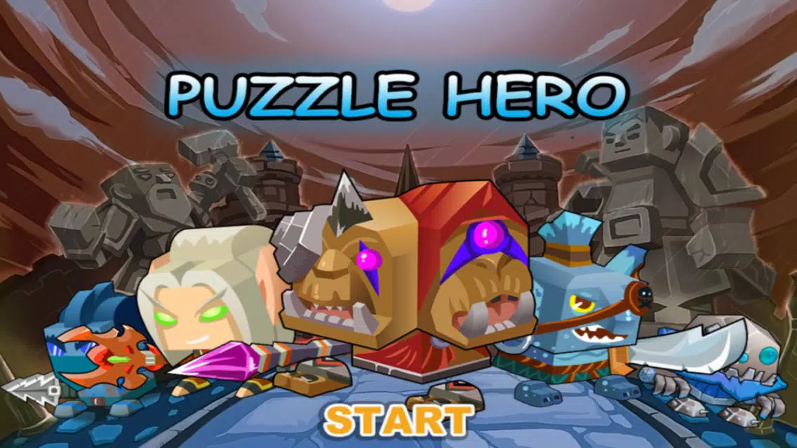 Tangkapan layar Puzzle Hero – Free rune crash defense game
