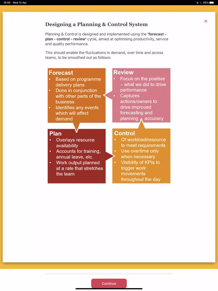 PwC Learning Lab iPad Screenshots