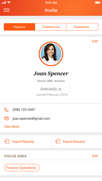 PwC Talent Exchange Screenshots