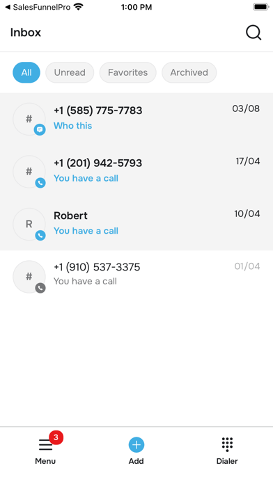 YIA HOPSCOTCH CRM Screenshots