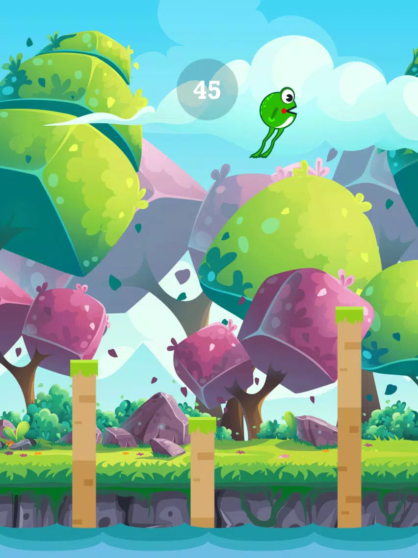Froglet jump-sweetgreen frog iPad 應用截圖