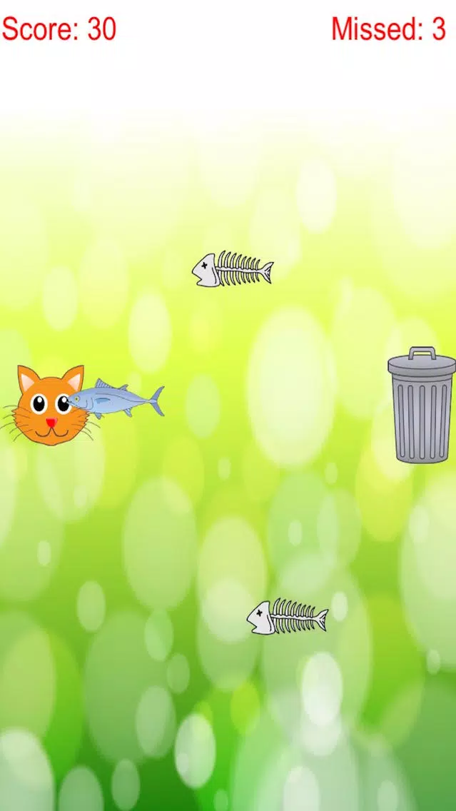 Distinguish Food And Rubbish: Feed Cute Cat With Fish Free應用截圖