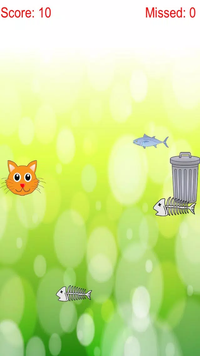 Distinguish Food And Rubbish: Feed Cute Cat With Fish Free應用截圖