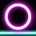 Rock Hero Jump in glow sparkling amazing fantasy space