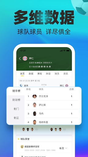 赛酷体育-世界杯足球比分直播数据预测情报资讯 Screenshots