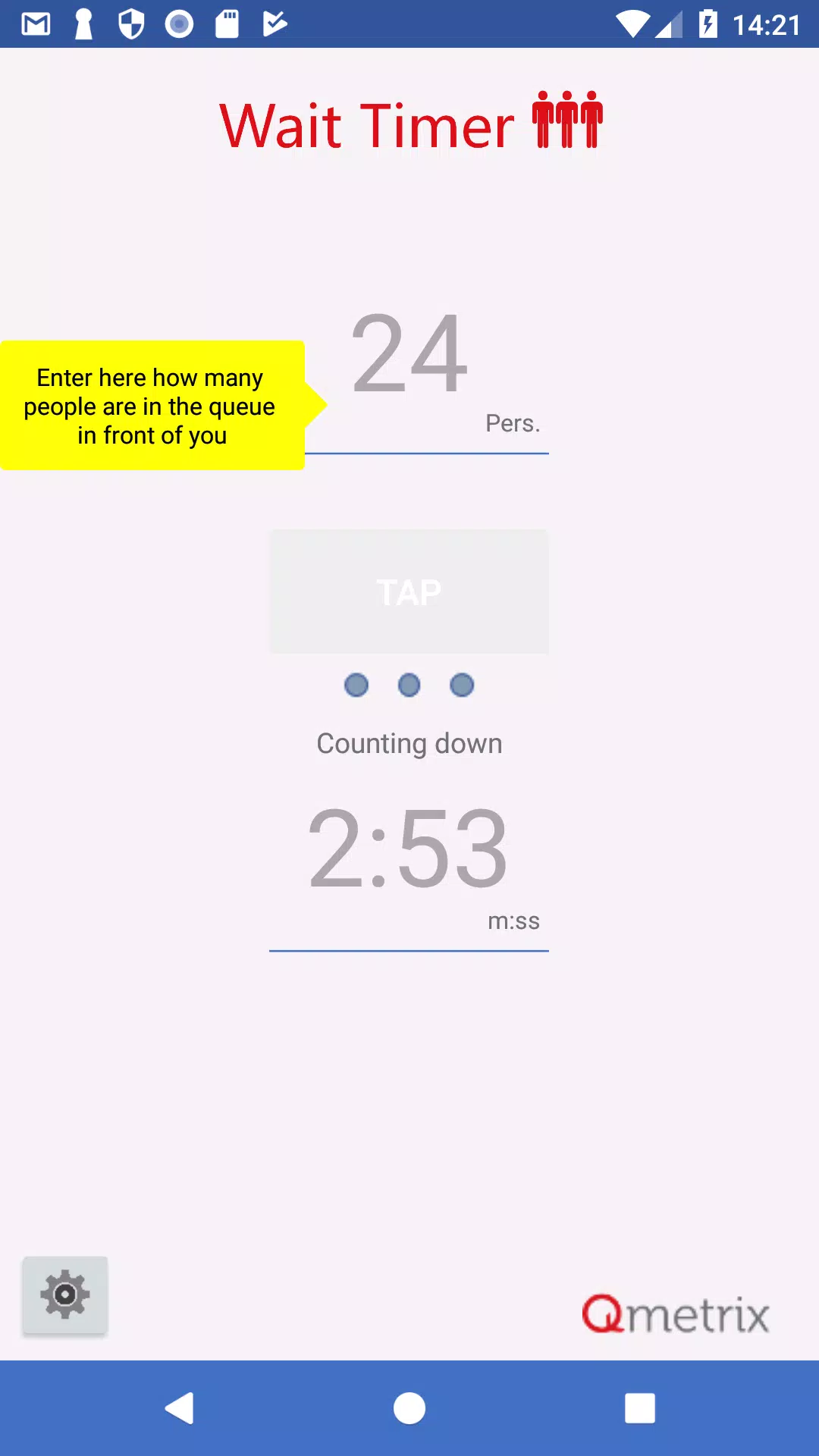 Wait Timer Screenshots