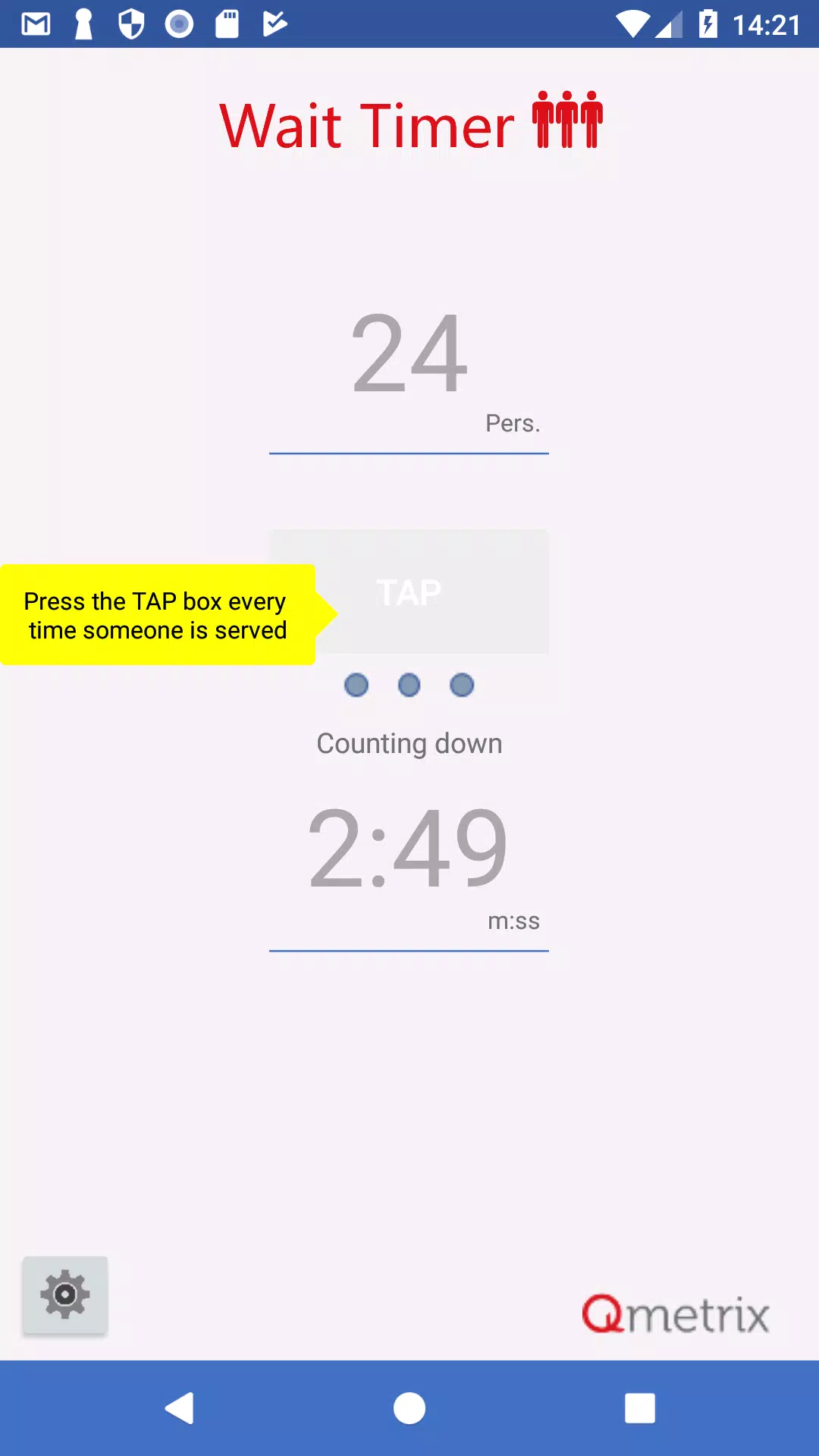 Wait Timer Screenshots