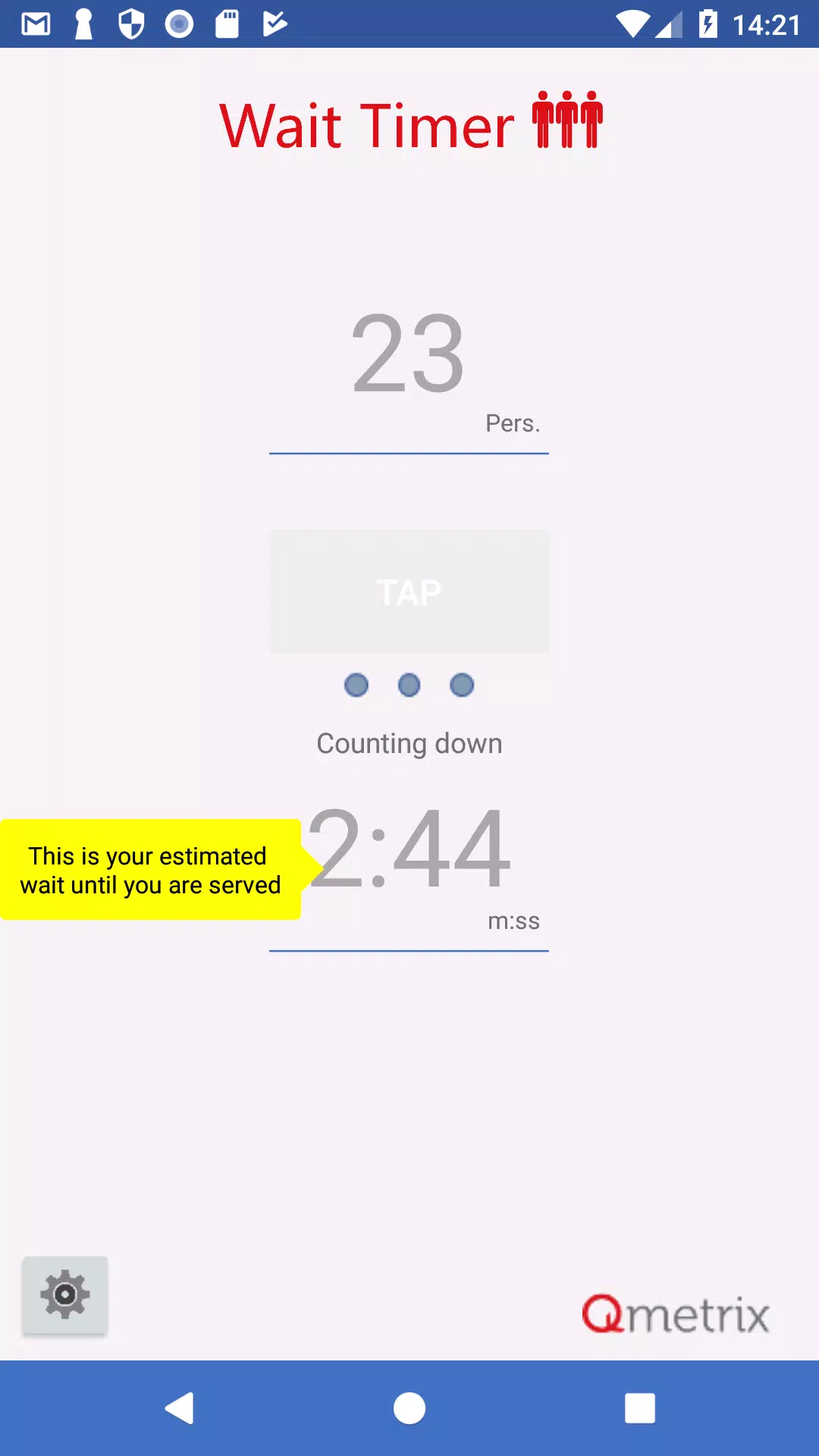 Wait Timer Screenshots
