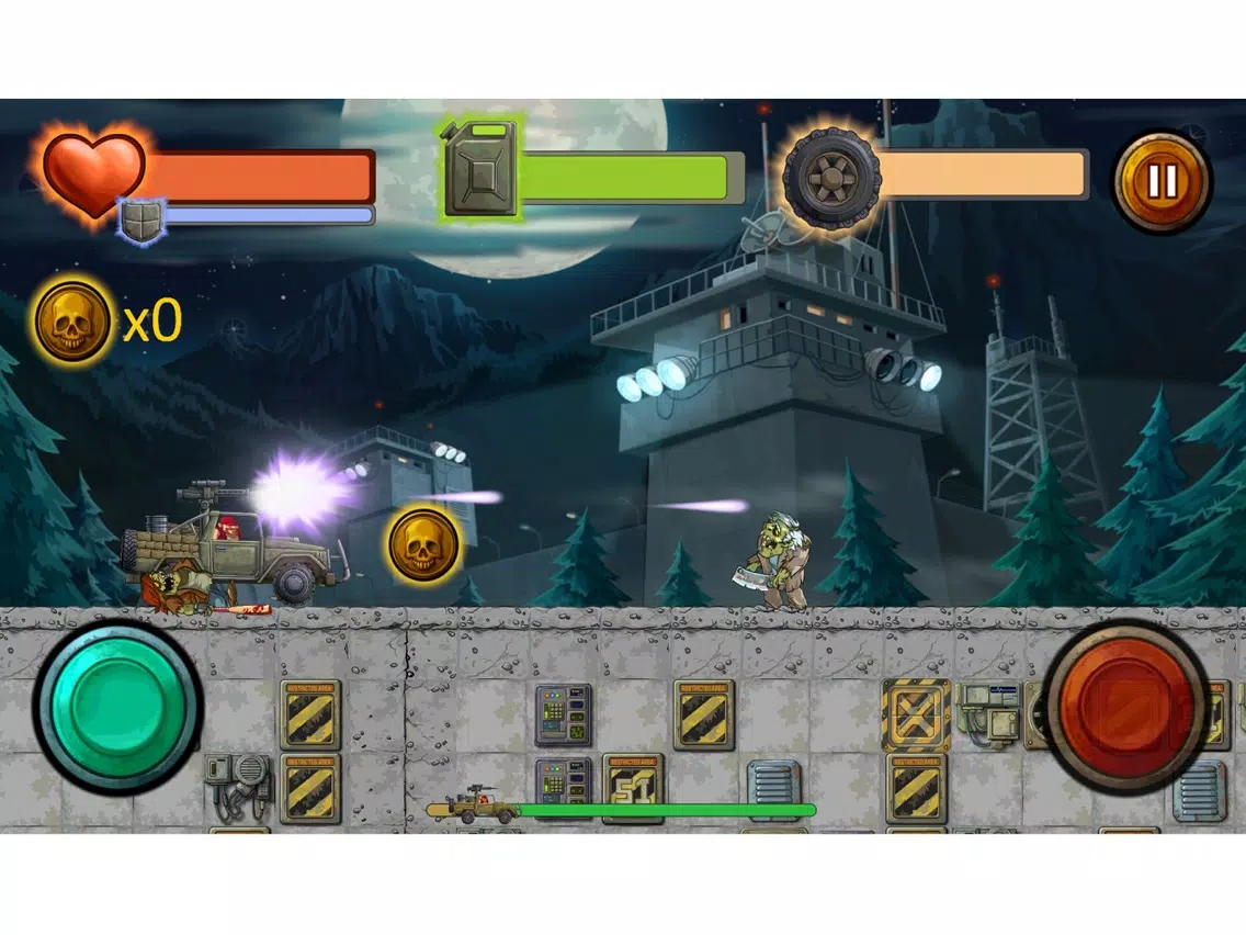 Capturas de pantalla de Guns And Wheels Zombie iPad 