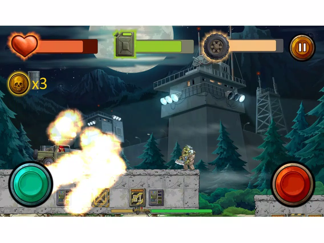 Capturas de pantalla de Guns And Wheels Zombie iPad 