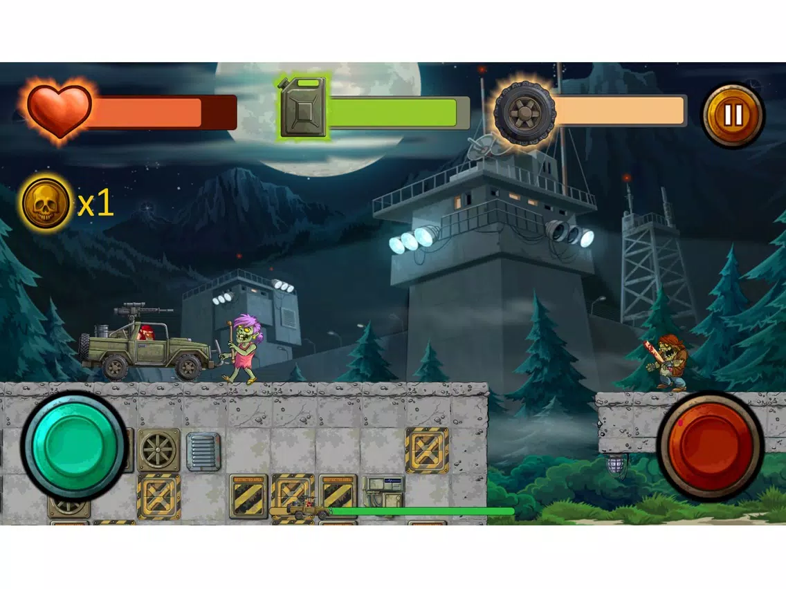 Capturas de pantalla de Guns And Wheels Zombie iPad 
