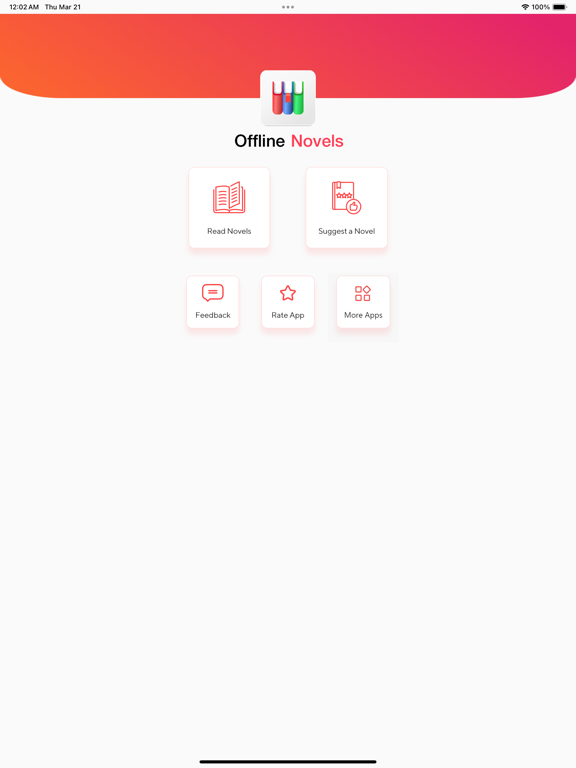 English Novel Books - Offline iPad Screenshots