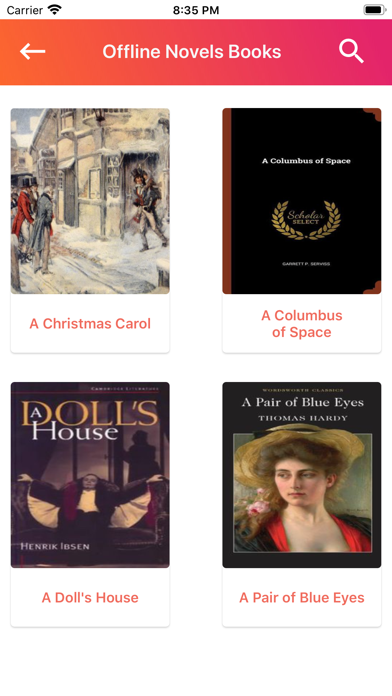 English Novel Books - Offline Screenshots