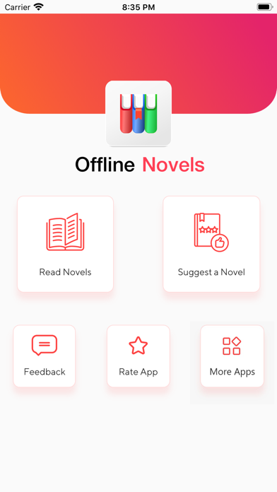 English Novel Books - Offline Screenshots