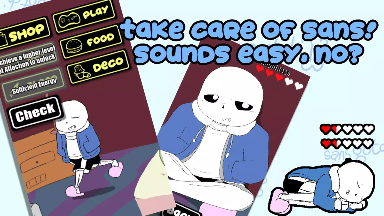 sans gotchi Screenshots